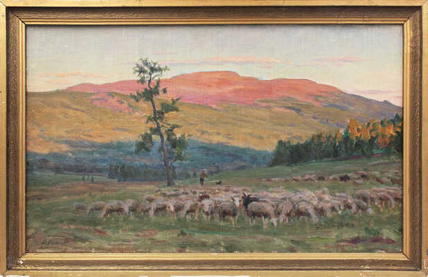 Павлов Олег Борисович. Пейзаж. Алтай. Вечер 